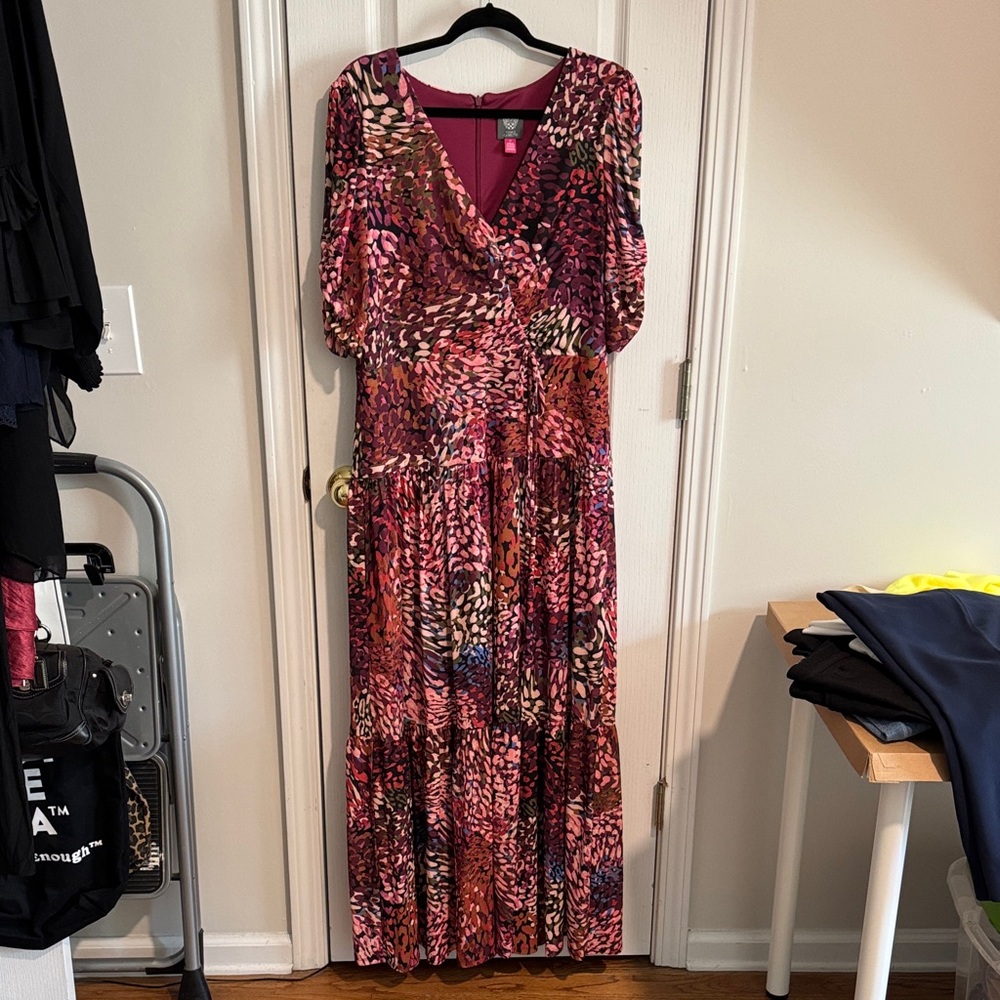 Vince Camuto Multicolor Patterned Dress
